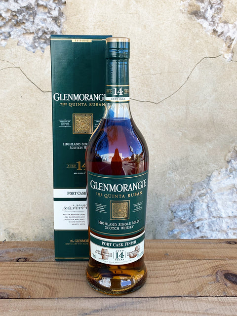 Glenmorangie The Quinta Ruban Highland Single Malt Scotch Whisky - Aged 14 Years - Old Bridge Cellars