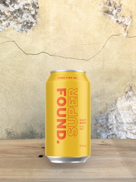 FOUND. Super Hazy Beer