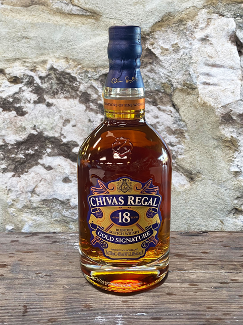 Chivas Regal 18YO Blended Scotch Whisky Gold Signature - Old Bridge Cellars