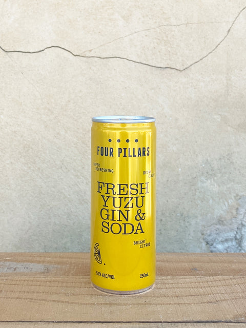 Four Pillars Fresh Yuzu Gin & Soda - Old Bridge Cellars