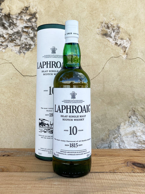 Laphroaig Islay Single Malt Scotch Whisky Aged 10 Years - Old Bridge Cellars