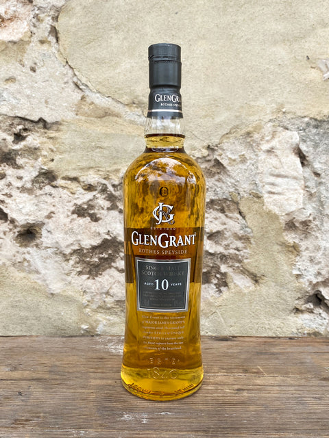 Glen Grant 10 Year Single Malt Scotch Whisky - Old Bridge Cellars